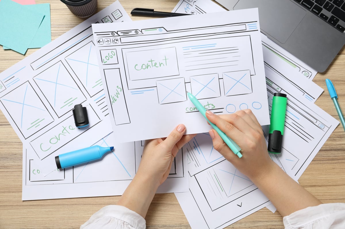 Website design process